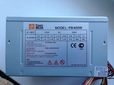 Лот: 6865777. Фото: 1. Блок питания Power BOX PB400W... Корпуса, блоки питания