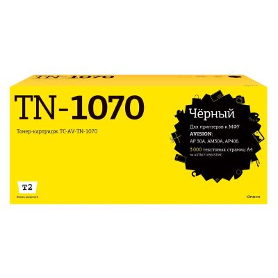 Лот: 24475090. Фото: 1. Картридж T2 TC-AV-TN-1070. Картриджи, расходные материалы