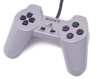 Лот: 7943538. Фото: 1. PS One Controller Black. Аксессуары для игровых приставок, консолей, геймпады