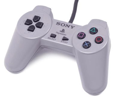 Лот: 7943540. Фото: 1. PS One Controller серый. Аксессуары, геймпады