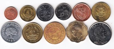 Лот: 11896556. Фото: 1. Африка 11 монет. Наборы монет
