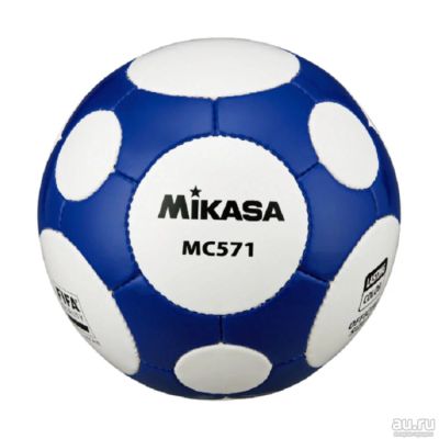 Лот: 12882308. Фото: 1. Футбольный мяч MIKASA MC 571 WB... Мячи, ракетки, шайбы, клюшки
