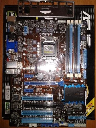 Лот: 2674845. Фото: 1. материнская плата с сокетом LGA1155... Материнские платы