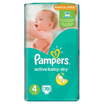 Лот: 10723108. Фото: 1. подгузники pampers active baby-dry... Детская гигиена