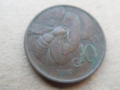 Лот: 10822258. Фото: 1. Италия 10 чентезимо, 1927. Европа