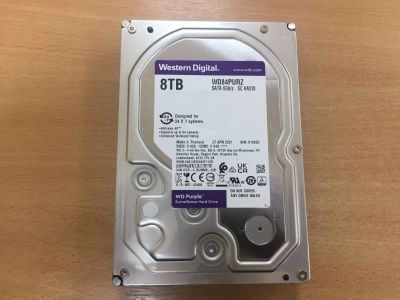 Лот: 19673816. Фото: 1. HDD WD 8Tb (WD84PURU, 128Mb, 5640rpm... Жёсткие диски (HDD)