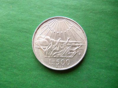 Лот: 19810123. Фото: 1. 500 лир 1965 г. Италия.700 лет... Европа