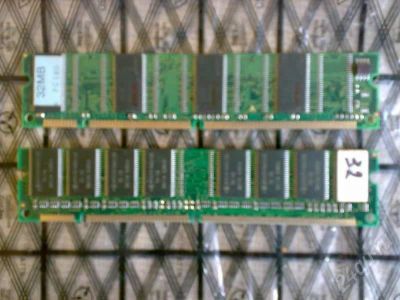 Лот: 35515. Фото: 1. PC100 32MB SDRAM 2шт. Красноярск