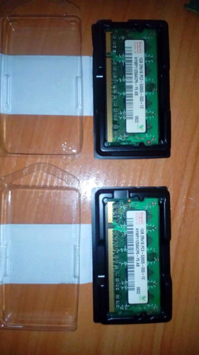 Лот: 11160235. Фото: 1. Память DDR2 Hunix 1Gb 2Rx16 PC2-5300S-555-12... Оперативная память