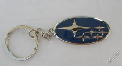 Лот: 882673. Фото: 1. Металлический брелок SUBARU. Разное