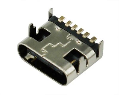 Лот: 25018976. Фото: 1. Разъем Type-C 6pin №1. Шлейфы, разъёмы