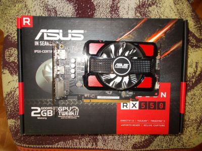 Лот: 11239869. Фото: 1. ASUS AMD Radeon RX 550 Выгодная... Видеокарты