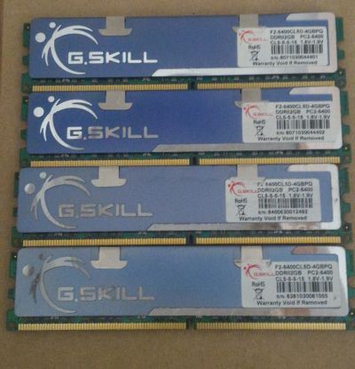 Лот: 643982. Фото: 1. 8 GB (4 x 2GB) DDR2 G.Skill (PC2-6400... Оперативная память