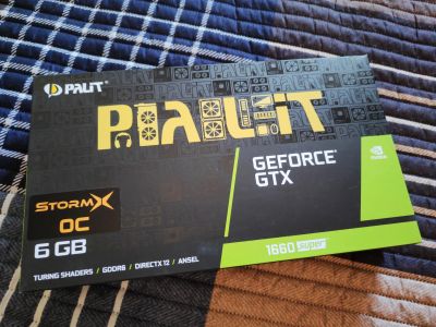 Лот: 19624666. Фото: 1. Nvidia Palit GeForce GTX 1660... Видеокарты