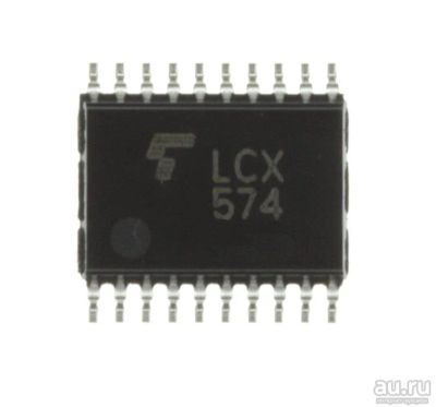 Лот: 13201465. Фото: 1. Микросхема 74LCX574 ( TC74LCX574... Микросхемы