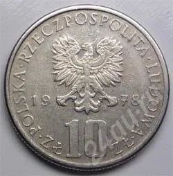 Лот: 353248. Фото: 1. Польша. 10 злотых 1978г. (2). Европа