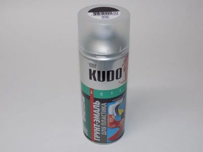 Лот: 12937632. Фото: 1. Эмаль для пластика черная KUDO... Краски, лаки, растворитель