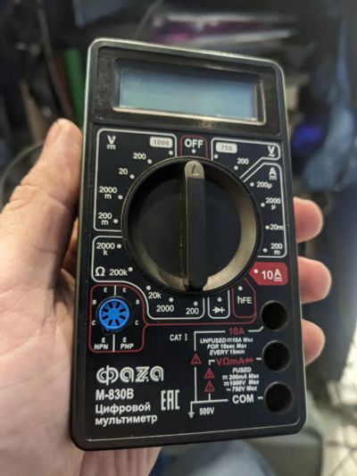 Лот: 21184595. Фото: 1. Мультиметр нерабочий. Радиолюбительский инструмент