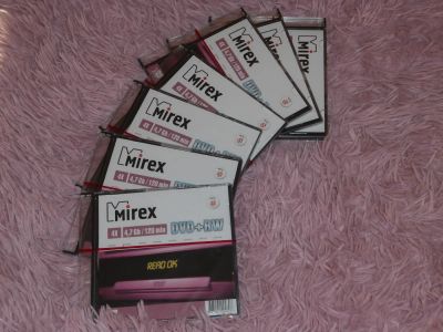 Лот: 10228953. Фото: 1. DVD + RW Mirex 4x 4,7 GB. CD, DVD, BluRay