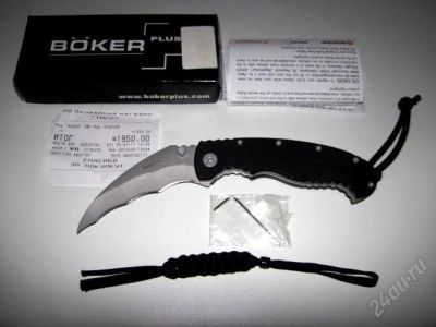 Лот: 1844959. Фото: 1. Нож Boker Plus BAT-MAN (керамбит... Ножи, топоры