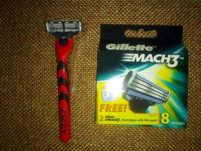 Лот: 7516852. Фото: 1. сменные кассеты Gillette Mach... Аксессуары