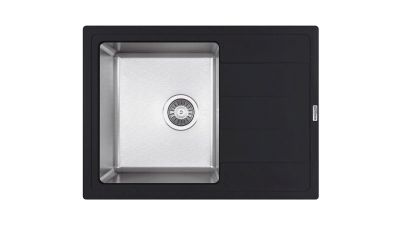 Лот: 23774779. Фото: 1. Мойка Комби 650, цвет Антрацит. Мойки кухонные