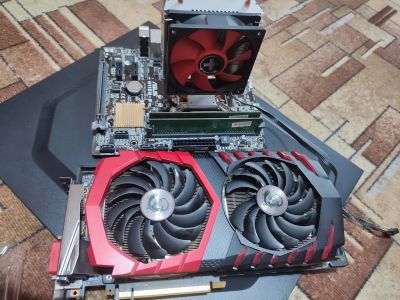 Лот: 23953771. Фото: 1. Видеокарта gtx1060 + процессор... Компьютеры в сборе