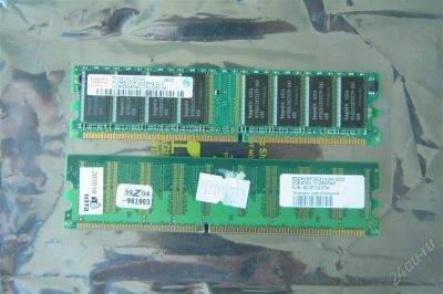 Лот: 1019912. Фото: 1. оперативка DDR400 две планки 512... Оперативная память