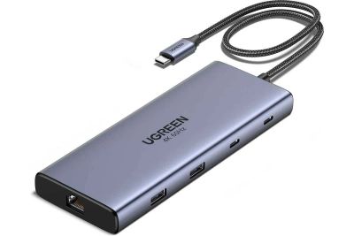 Лот: 25530010. Фото: 1. USB-хаб UGREEN CM639 (45380) 10-in-1... USB хабы