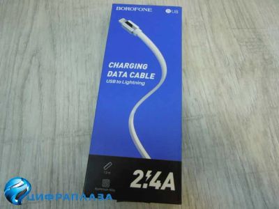 Лот: 19856420. Фото: 1. Кабель iPhone 5/6 Borofone BU8... Дата-кабели, переходники