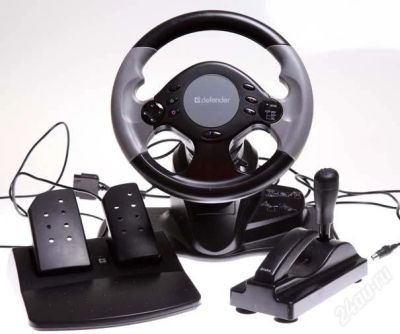 Лот: 1345049. Фото: 1. Руль Defender Extreme Turbo USB... Рули, джойстики