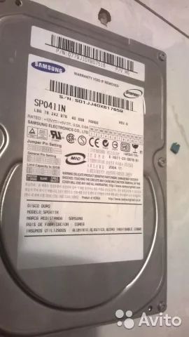 Лот: 5013473. Фото: 1. Жоский диск на 40. Жёсткие диски (HDD)