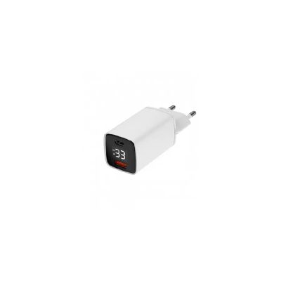 Лот: 22573246. Фото: 1. Сетевой блок Maxvi LED 33W USB-C... Зарядные устройства, блоки питания, адаптеры сетевые для смартфонов