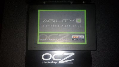 Лот: 9518899. Фото: 1. SSD диск 64GB OCZ Agility4+ переходник... SSD-накопители