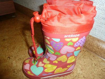 Лот: 9132627. Фото: 1. Резиновые сапоги Antilopa 24p. Сапоги