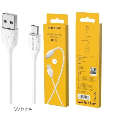 Лот: 22150287. Фото: 1. Кабель BOROFONE microUSB BX-19... Дата-кабели, переходники