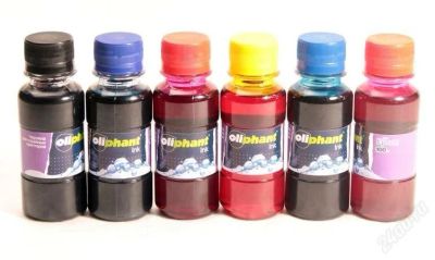 Лот: 1592875. Фото: 1. Чернила EPS Dye ink 6*100 ml BL... Картриджи, расходные материалы