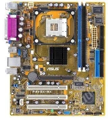 Лот: 310243. Фото: 1. ASUS P4V8X-MX. Материнские платы