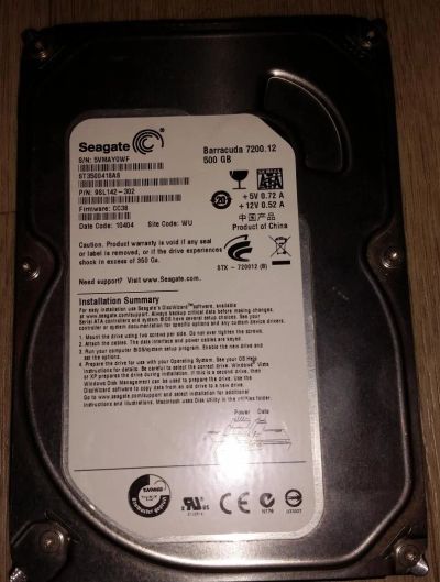 Лот: 5163313. Фото: 1. Винчестер Sata 3 на 500gb Возможна... Жёсткие диски (HDD)