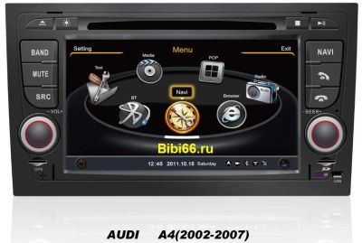 Лот: 4611004. Фото: 1. Audi A4 Магнитола в штатное место. Автомагнитолы