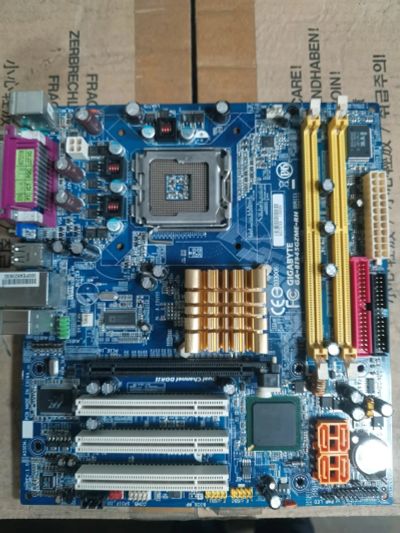 Лот: 23604901. Фото: 1. Материнская плата Gigabyte ga-8I945gzme-RH. Материнские платы