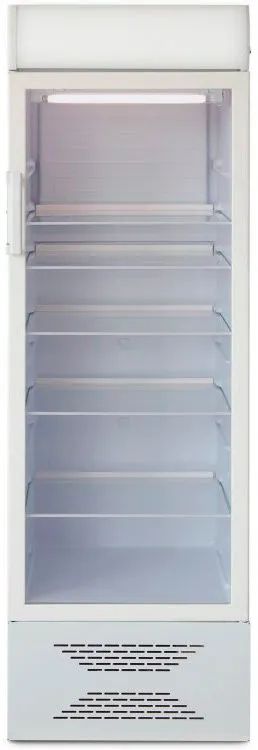 Лот: 19860122. Фото: 1. Шкаф-витрина Бирюса M310P металлик. Холодильники, морозильные камеры