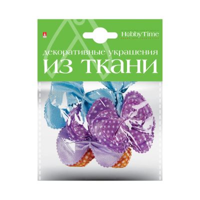 Лот: 25012301. Фото: 1. Декоративные украшения из ткани... Материалы для ручной работы