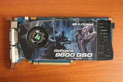 Лот: 2106691. Фото: 1. ECS GeForce 9600 GSO 550Mhz PCI-E... Видеокарты
