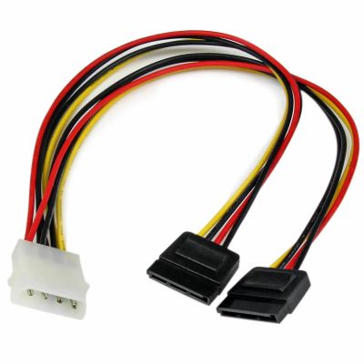 Лот: 10768461. Фото: 1. Переходник питания molex to 2хSATA. Шлейфы, кабели, переходники