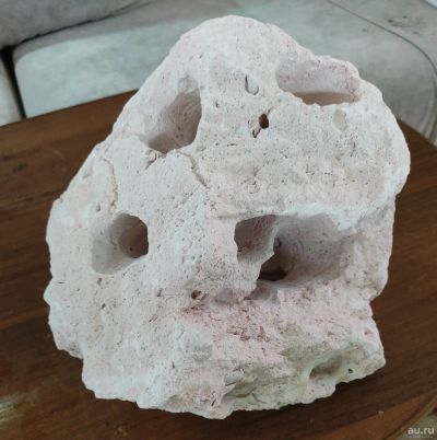 Лот: 18189683. Фото: 1. Камень Ракушечник с дырками натуральный... Грунты, украшения, наполнения