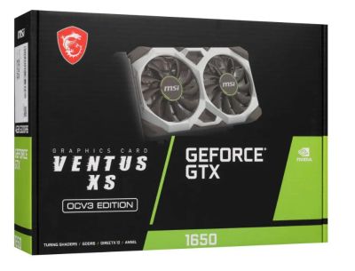 Лот: 25376415. Фото: 1. Видеокарта MSI GeForce GTX 1650... Видеокарты