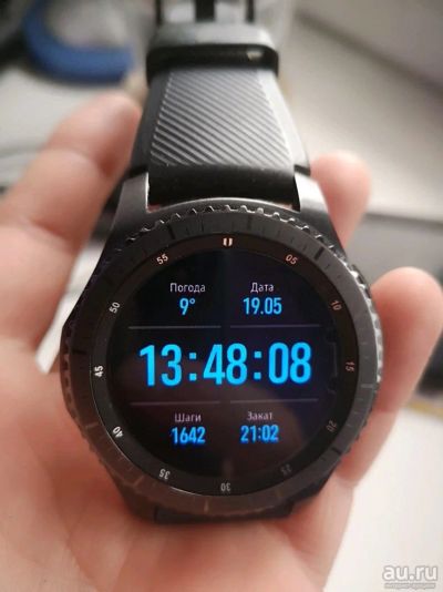 Лот: 2786698. Фото: 1. Смарт - часы Samsung Gear S3 Фронтьер... Смарт-часы, фитнес-браслеты, аксессуары