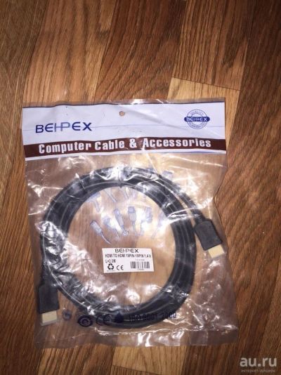Лот: 9396672. Фото: 1. Кабель аудио-видео Behpex, HDMI... Шлейфы, кабели, переходники