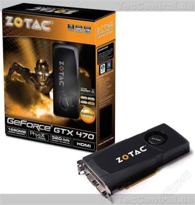 Лот: 856866. Фото: 1. Zotac geforce gtx470 / 607 МГц... Видеокарты